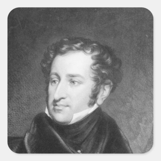 Sticker Carré Sir Henry Rowley Bishop (Devant)