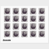 Sticker Carré Sir Thomas Browne, gravé par Frederick (Feuille)