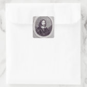 Sticker Carré Sir Thomas Browne, gravé par Frederick (Sac)