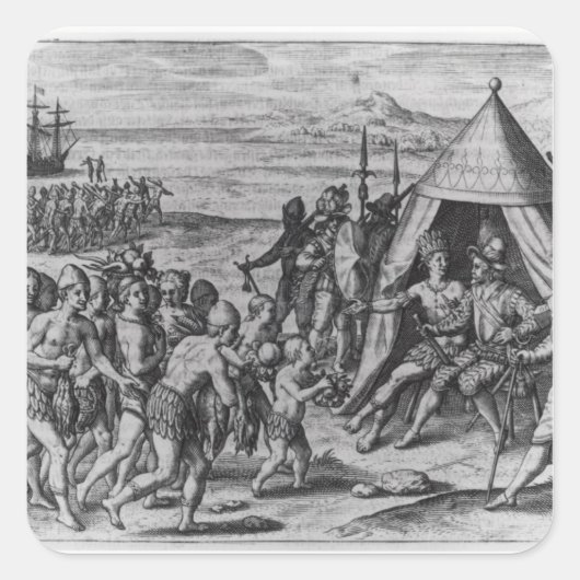 Sticker Carré Sir Walter Raleigh (Devant)