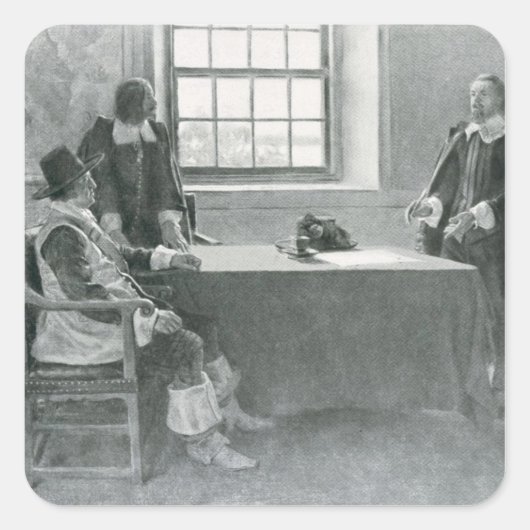 Sticker Carré Sir William Berkeley (Devant)