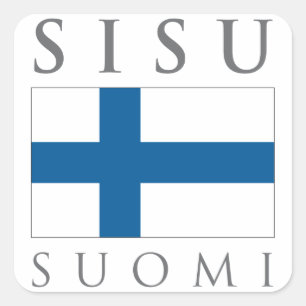 Sticker Carré Sisu Suomi