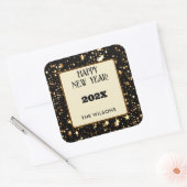 Sticker carré | Six Fêtes 3 en Bonne Année (Enveloppe)