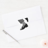 Sticker Carré Ska Feet pour votre Scooter (Enveloppe)
