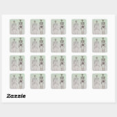 Sticker Carré Skeletons d'Australopithèque Boisei (Feuille)