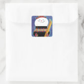 Sticker Carré Skis pour Snowman (Sac)