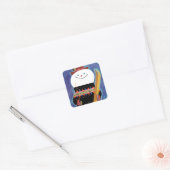 Sticker Carré Skis pour Snowman (Enveloppe)