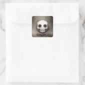 Sticker Carré Skullmoji Vintage (Sac)
