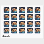 Sticker Carré Sleeping Dog (Feuille)