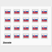 Sticker Carré Slovène (Feuille)