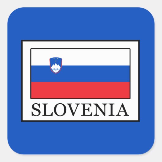 Sticker Carré Slovénie (Devant)