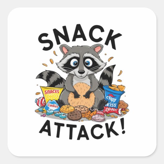Sticker Carré Snack (Devant)