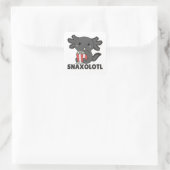 Sticker Carré Snaxolotl Axolotl Amateurs de doux animaux Popcorn (Sac)
