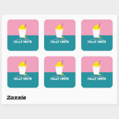 STICKER CARRÉ SNOBALL (Feuille)