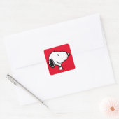 Sticker Carré Snoopy Smile Giggle Laugh (Enveloppe)
