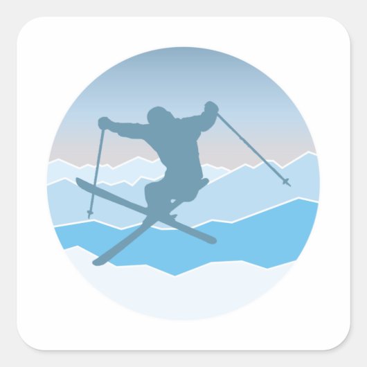 Sticker Carré Snowboard (Devant)