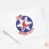 Sticker Carré Snowboard Alta (Enveloppe)