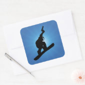 Sticker Carré Snowboard Outlaw (Enveloppe)