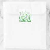 Sticker Carré Snowdrops de printemps (Sac)