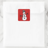 Sticker Carré Snowman (Sac)