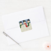 Sticker Carré Snowman (Enveloppe)