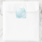 Sticker Carré Soap bubbles (Sac)