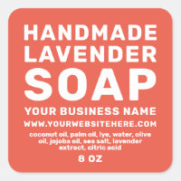 Soap Lavande Fabriqué à la main Mandarin Rouge