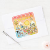 Sticker Carré SoCal (Enveloppe)