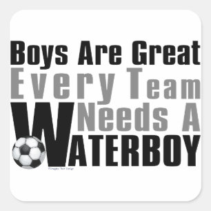 Sticker Carré Soccer Waterboy
