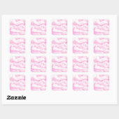 Sticker Carré Soft Happy Rose Nuages Décor (Feuille)