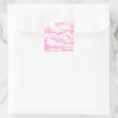 Sticker Carré Soft Happy Rose Nuages Décor (Sac)