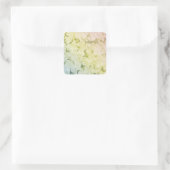 Sticker Carré Soft Pastel Rainbow Hydrangea (Sac)