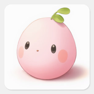 Sticker Carré Soft Serene Art