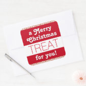 Sticker Carré Soins de Noël (Enveloppe)