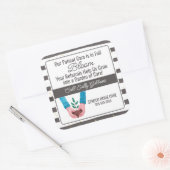 Sticker Carré soins de santé plantes en floraison orientation so (Enveloppe)