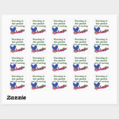 Sticker Carré Soins infirmiers (Feuille)
