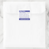 Sticker Carré Soirée de jeu de Bunco Funny (Sac)