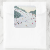 Sticker Carré Soirée de ski 1995 (Sac)