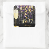 Sticker Carré Soirée entre filles pour un anniversaire (Sac)