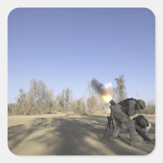 Sticker Carré soldats 2 (Devant)