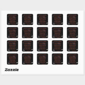 Sticker Carré Soldats chrétiens (Feuille)