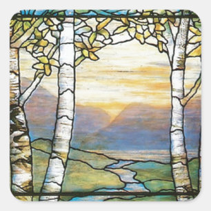 Sticker Carré Soleil