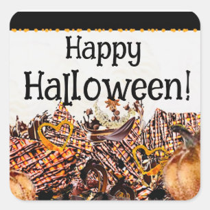 STICKER CARRÉ SOLEIL ! ENSOLEILLEMENT! HEUREUX HALLOWEEN ! :) RE