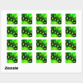 Sticker Carré Soleil levant ! (Feuille)