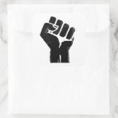 Sticker Carré Solidarité raciale (Sac)