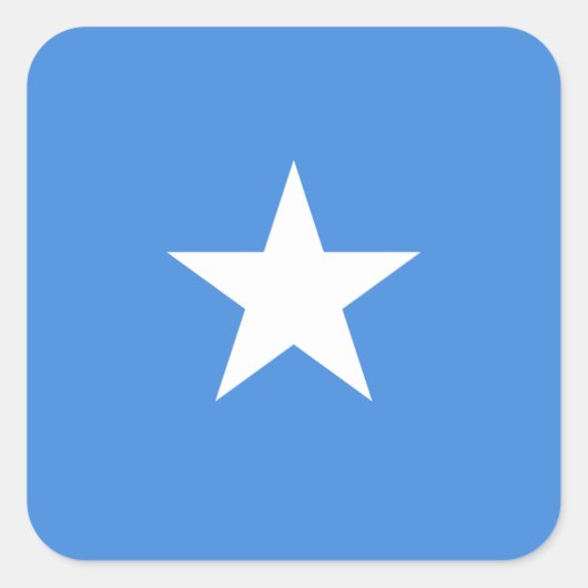 Sticker Carré Somalie Flag (Devant)