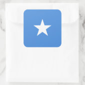 Sticker Carré Somalie Flag (Sac)