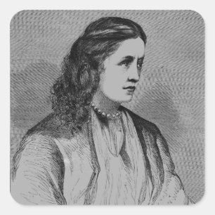 Sticker Carré Son Honneur. Mme Yelverton