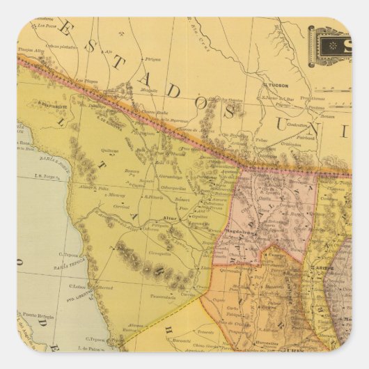 Sticker Carré Sonora (Devant)