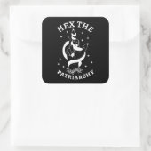 Sticker Carré Sorcière féministe - Hex Le Patriarcat III (Sac)